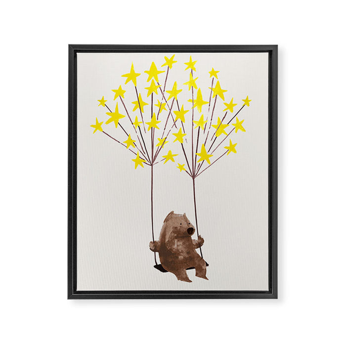 Stars Swing Framed Canvas Print Gallery Image 1