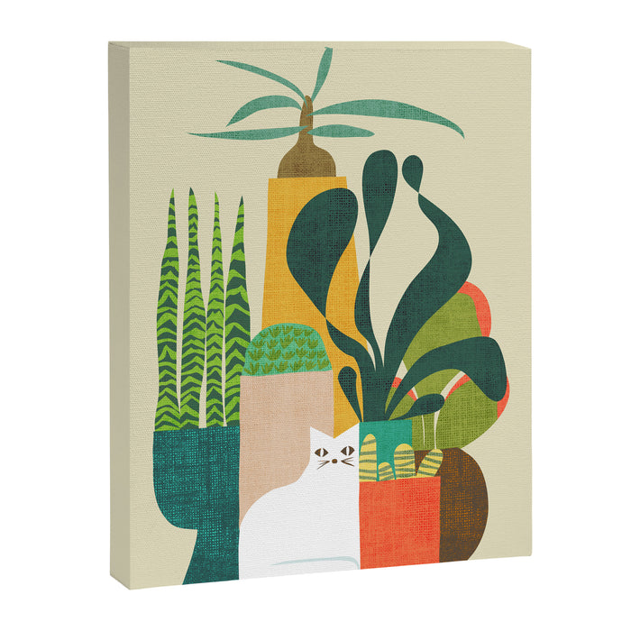 Still life with cat Canvas Print Gallery Image 1