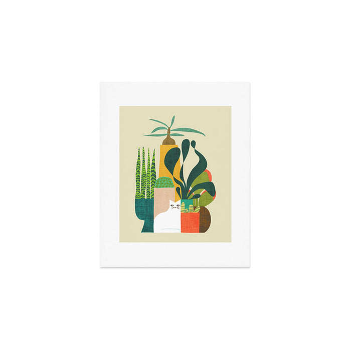 Still life with cat Art Print Gallery Image 1