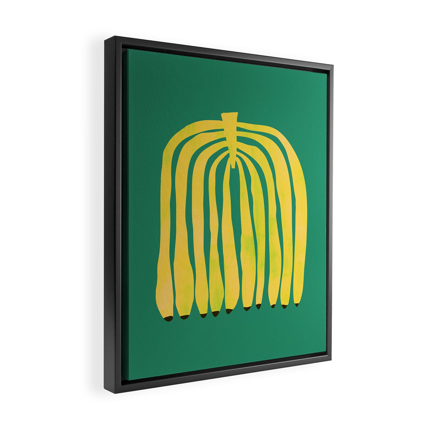 Strange banana Framed Canvas Print Gallery Image 2