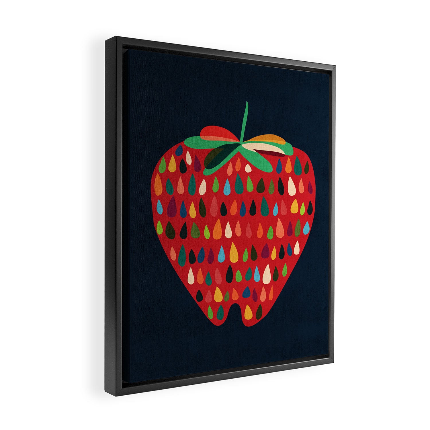 Strawberry Framed Canvas Print Gallery Image 2