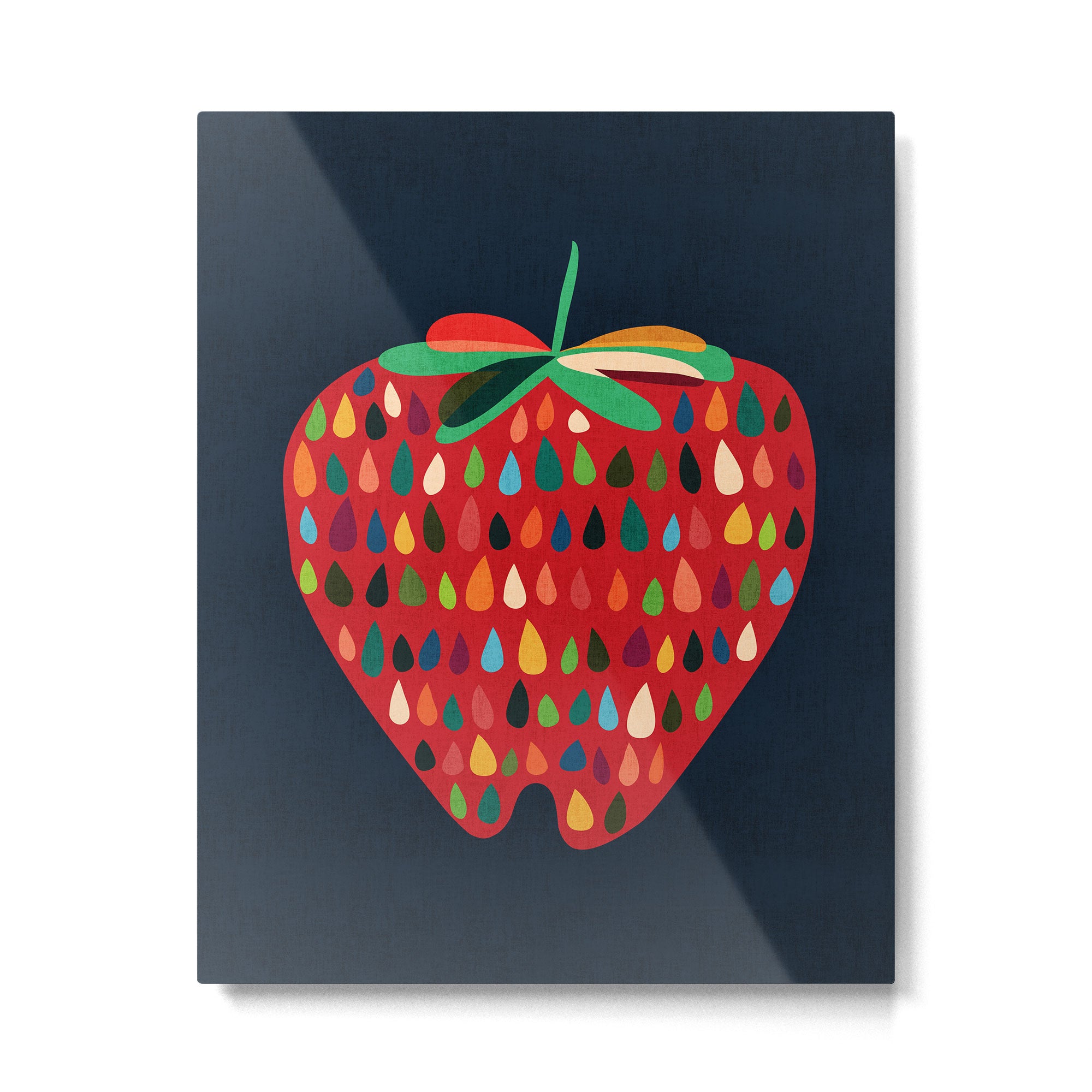 Strawberry Metal Print Gallery Image 6