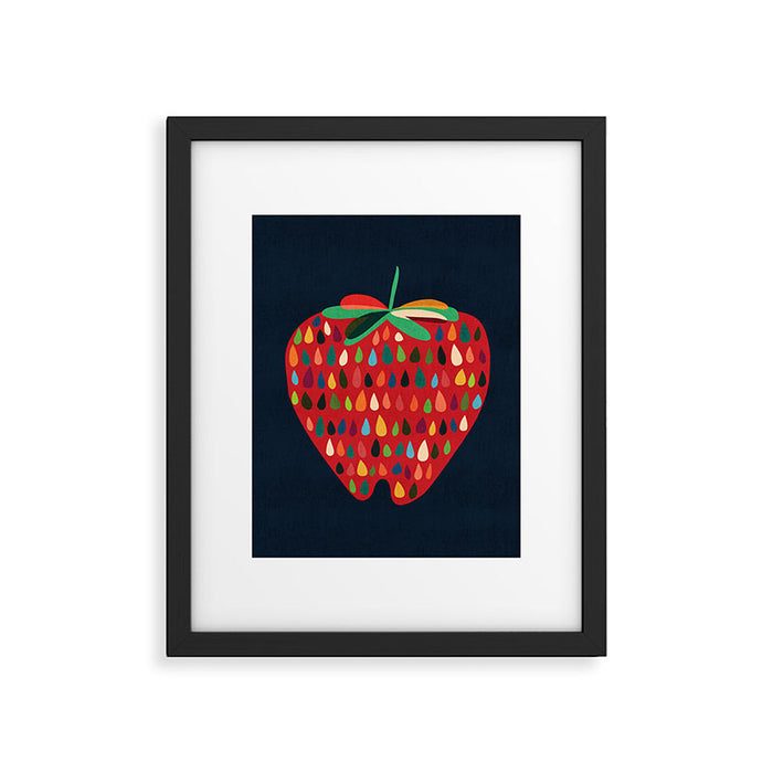 Strawberry Framed Art Print Gallery Image 1