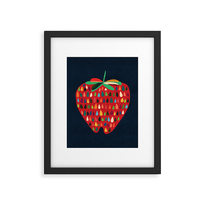 Strawberry Framed Art Print Gallery Image 4
