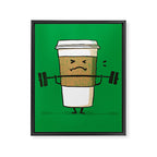 Strong Coffee Framed Canvas Print Gallery Image 8
