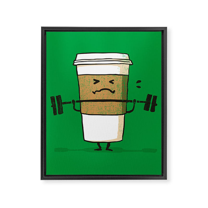 Strong Coffee Framed Canvas Print Gallery Image 8