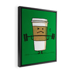 Strong Coffee Framed Canvas Print Gallery Image 2