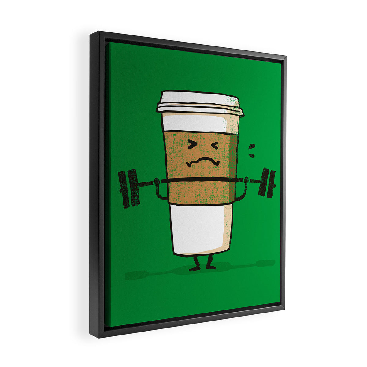 Strong Coffee Framed Canvas Print Gallery Image 2