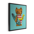 Summer Bear Framed Canvas Print Gallery Image 2