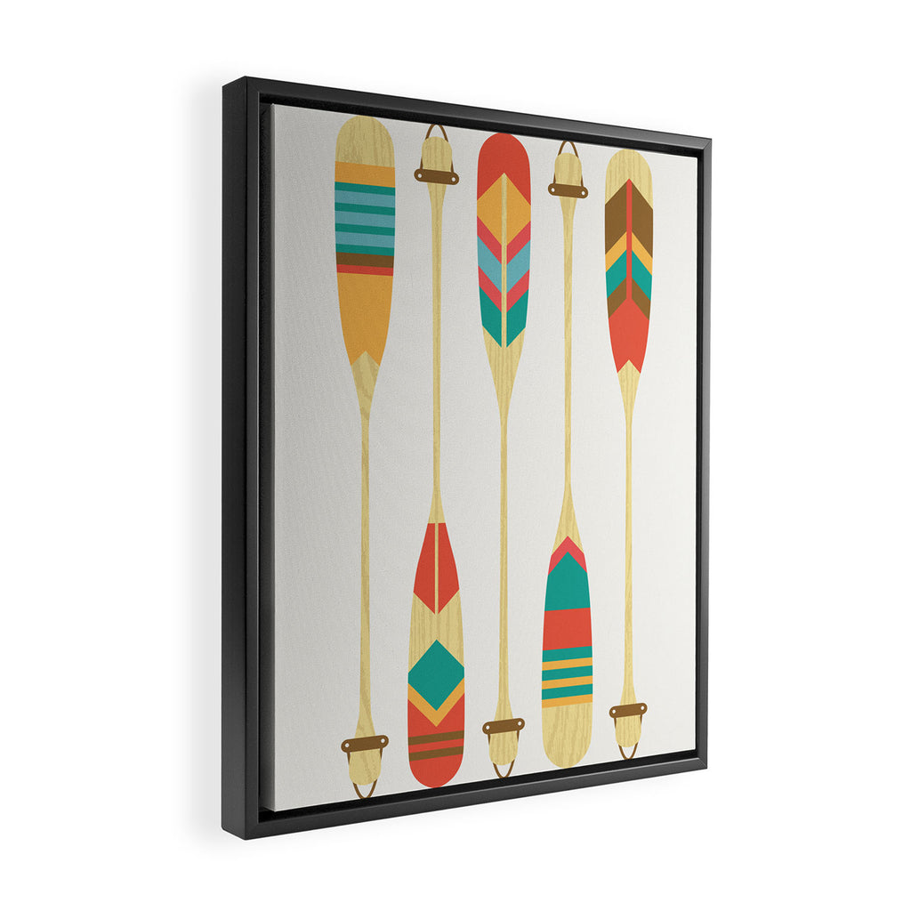 Summer Lake Framed Canvas Print Gallery Image 2