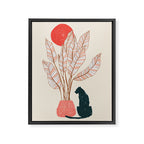 Summer panther Framed Canvas Print Gallery Image 6