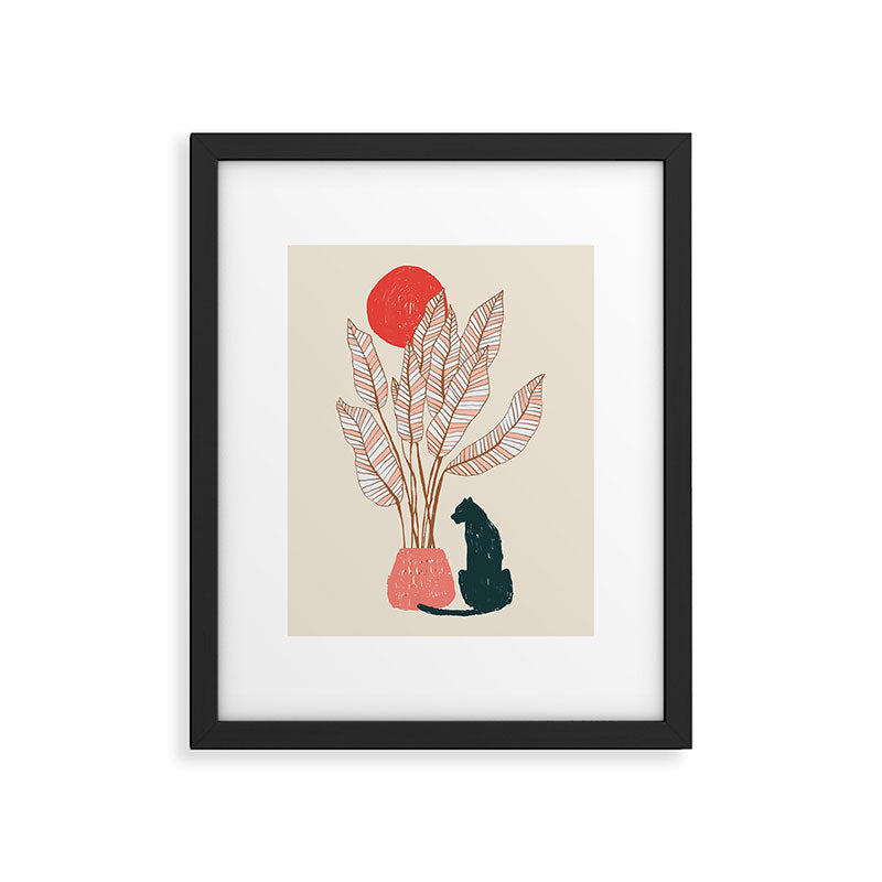Summer panther Framed Art Print Gallery Image 5