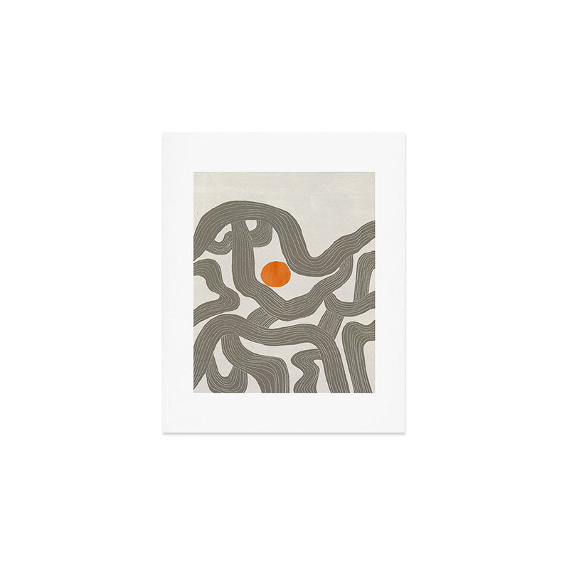 Sun among trees Art Print Gallery Image 1