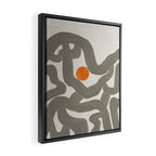 Sun among trees Framed Canvas Print Gallery Image 2