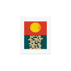 Sun Over The Sea - Afternoon Art Print Gallery Image 1