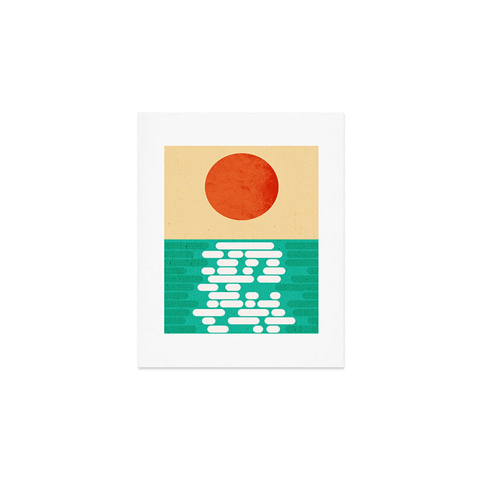 Sun over the sea Art Print Gallery Image 1