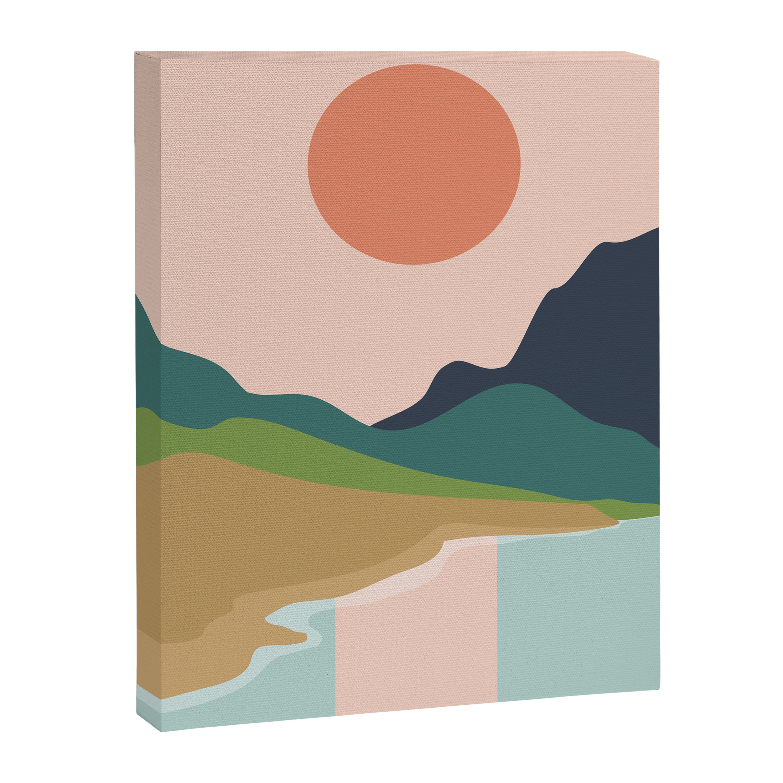 Sun reflection Canvas Print Gallery Image 6