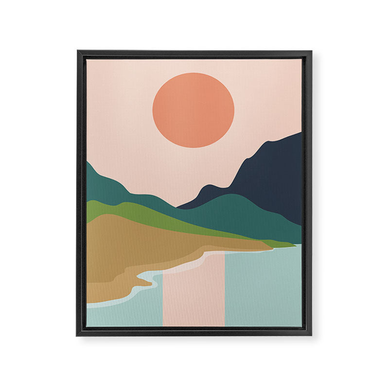 Sun reflection Framed Canvas Print Gallery Image 6