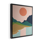 Sun reflection Framed Canvas Print Gallery Image 2