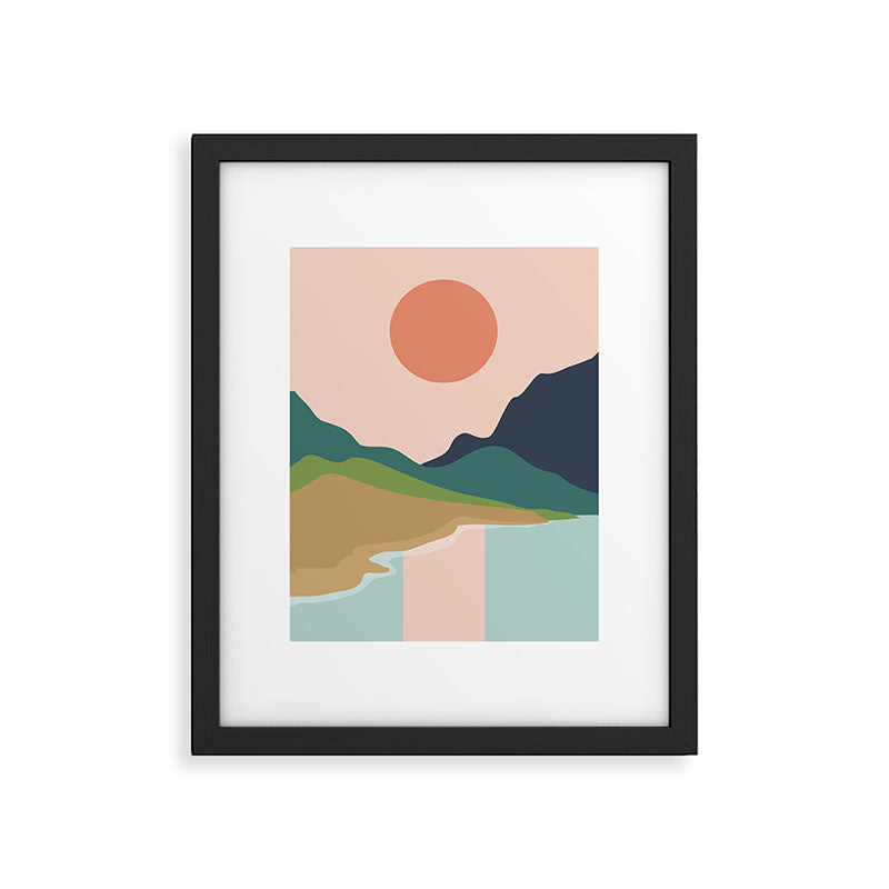 Sun reflection Framed Art Print Gallery Image 5