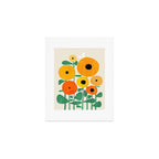 Sunflower and Bee Art Print Gallery Image 1
