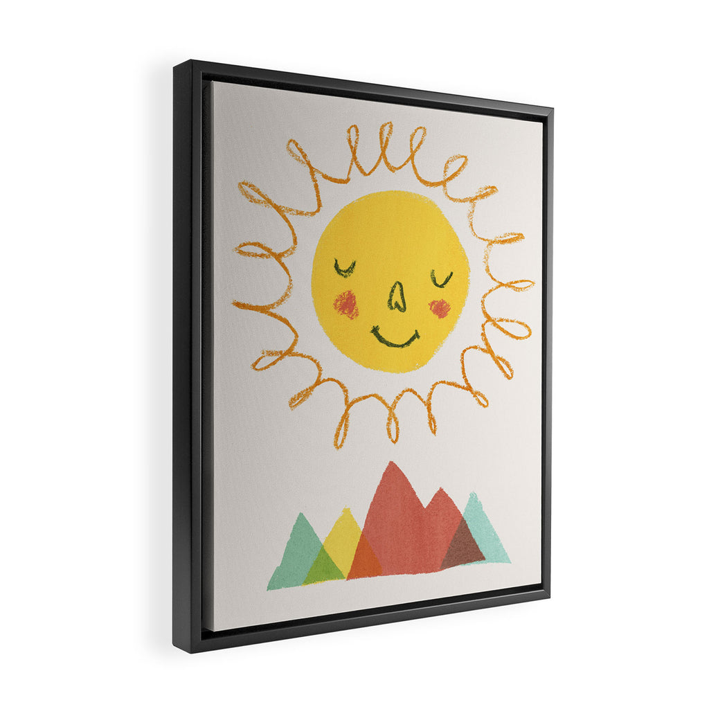 Sunny - Let's go outside Framed Canvas Print Gallery Image 2