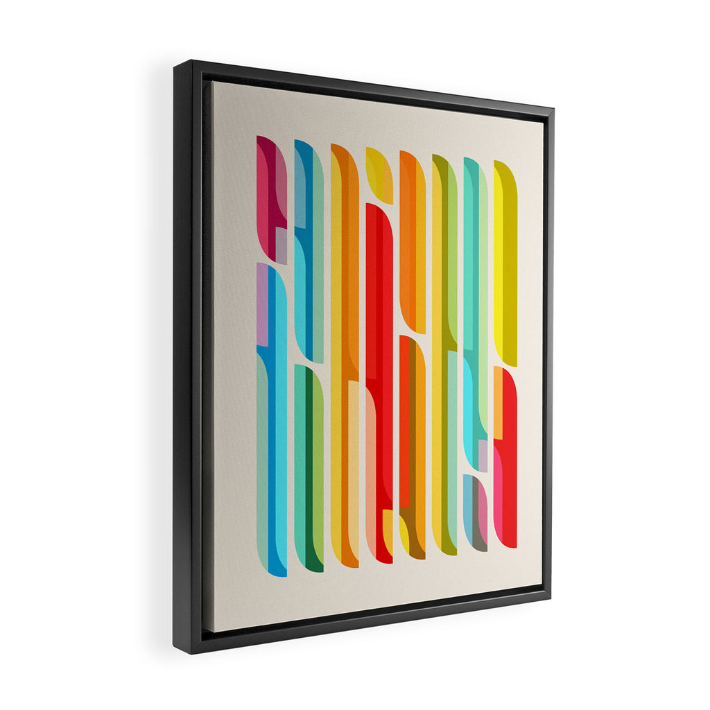 Test Tube Tune Framed Canvas Print Gallery Image 2