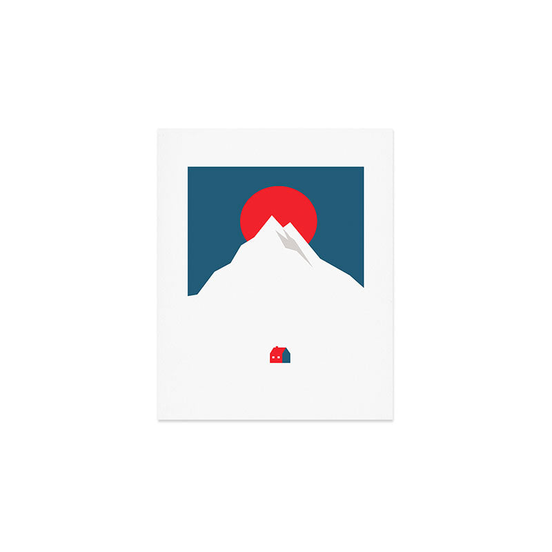 The foot of the mountain Art Print Gallery Image 1
