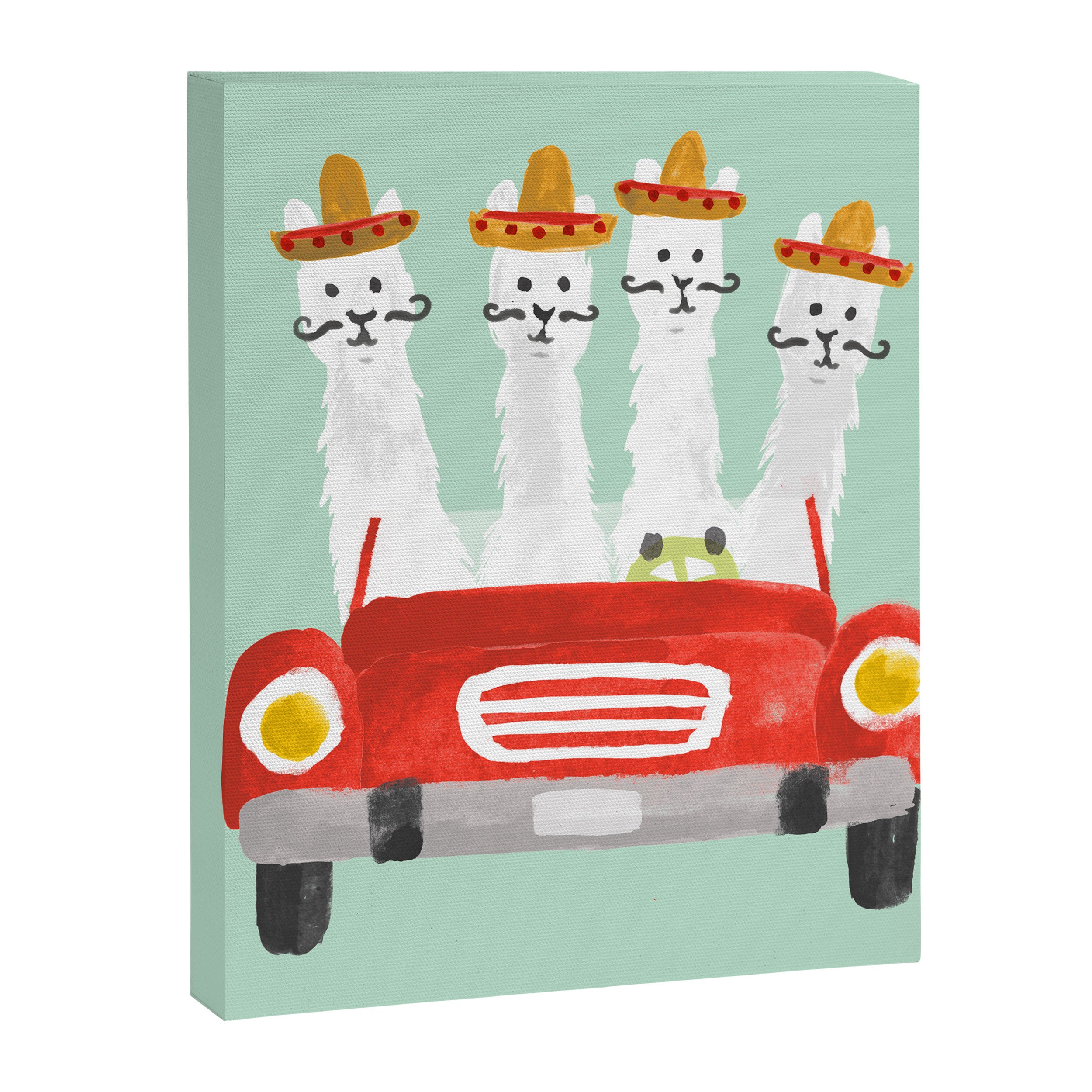 The four amigos Canvas Print Gallery Image 6