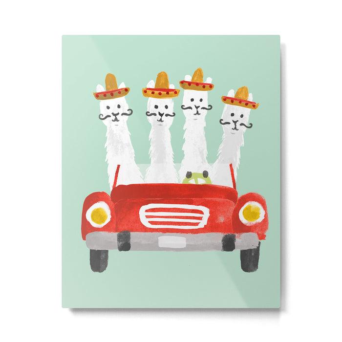 The four amigos Metal Print Gallery Image 1