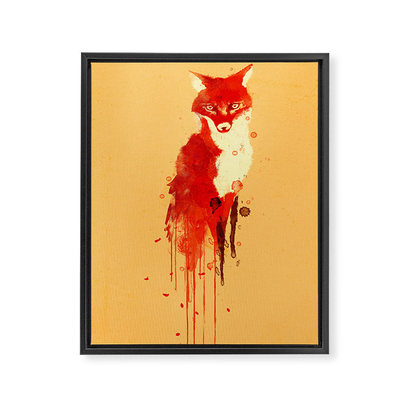 The fox, the forest spirit Framed Canvas Print Gallery Image 6