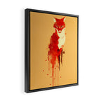 The fox, the forest spirit Framed Canvas Print Gallery Image 2