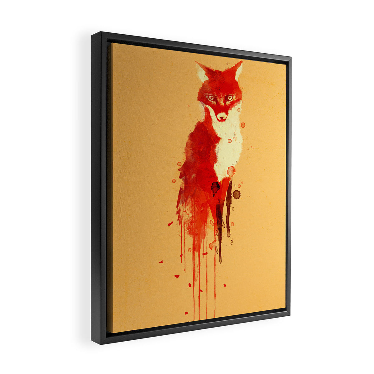 The fox, the forest spirit Framed Canvas Print Gallery Image 2
