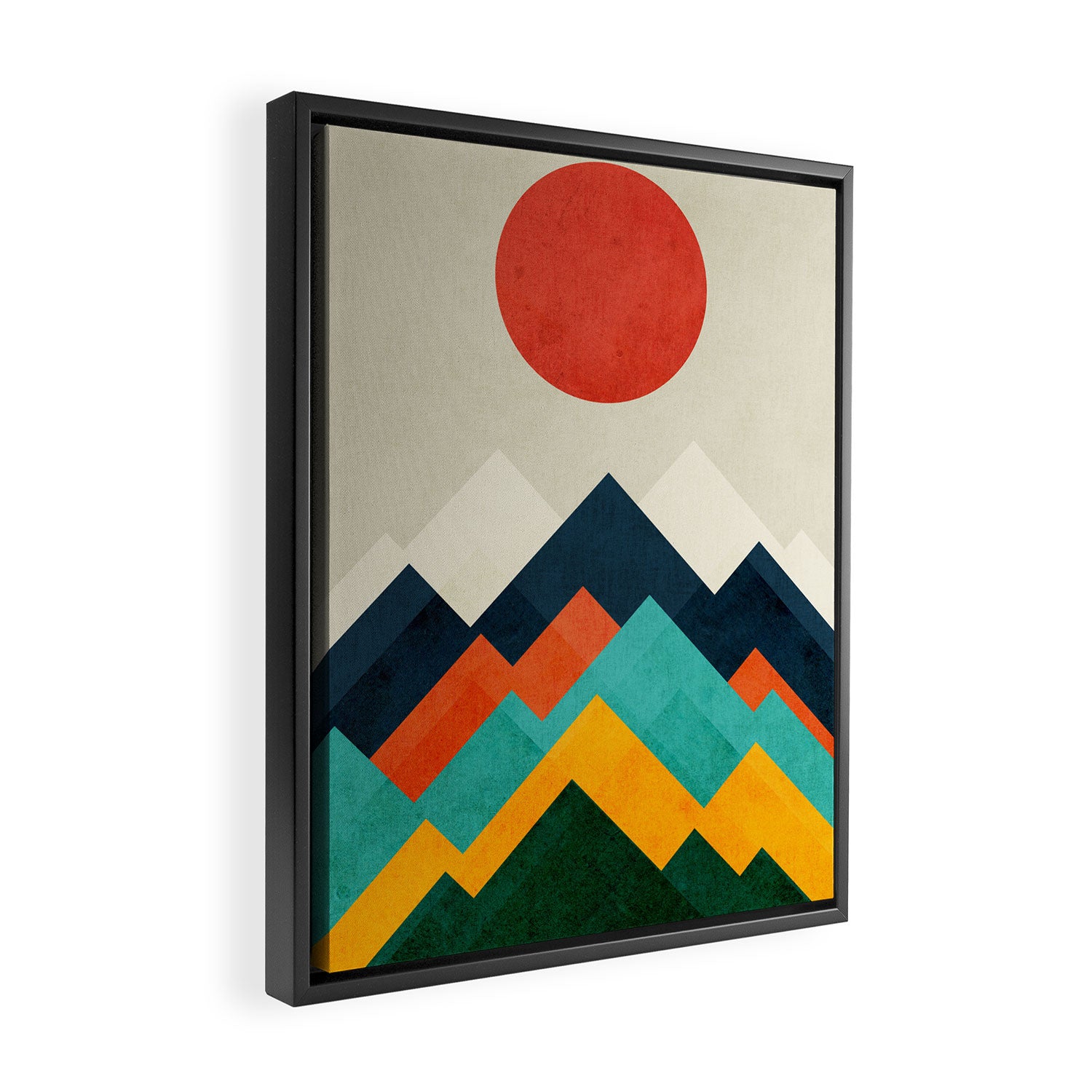 The hills are alive Framed Canvas Print Gallery Image 2