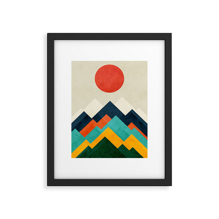 The hills are alive Framed Art Print Gallery Image 1