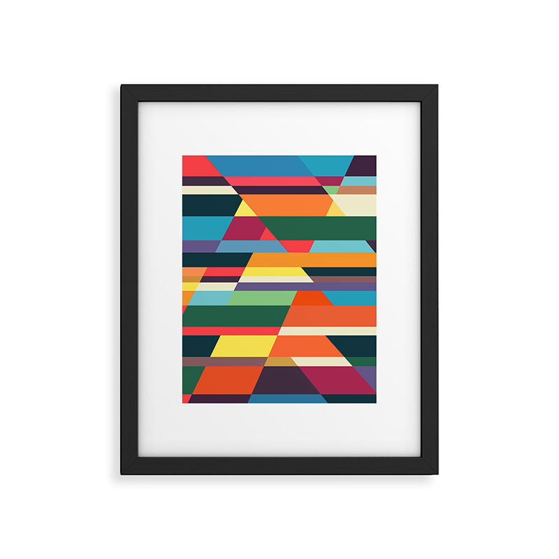 The hills run to infinity Framed Art Print Gallery Image 5
