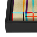 The map (after Mondrian) Framed Canvas Print Gallery Image 3