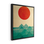 The ocean, the sea, the wave Framed Canvas Print Gallery Image 2
