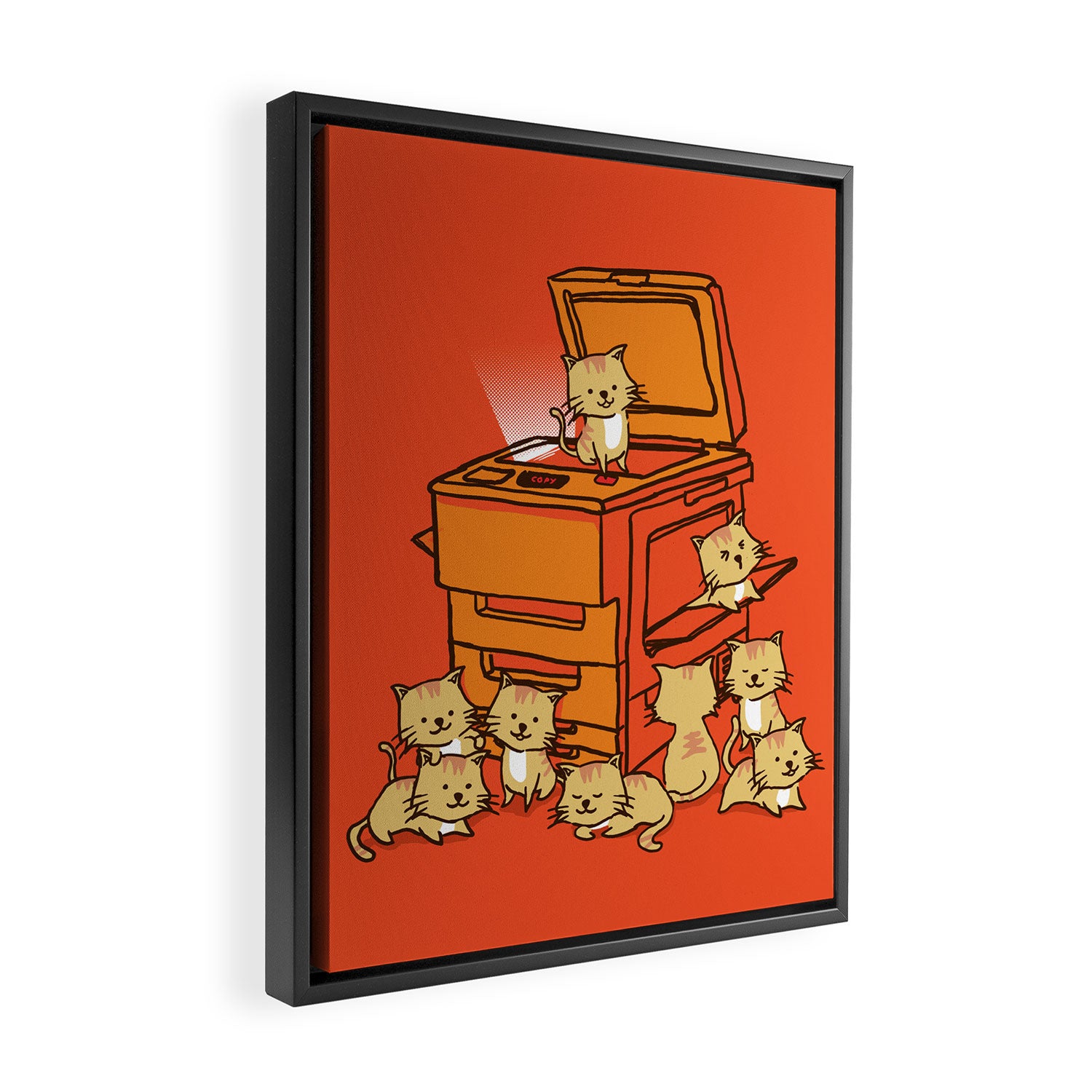The Original Copycat Framed Canvas Print Gallery Image 2