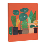 The plants are watching (paranoidos maximucho) Canvas Print Gallery Image 6