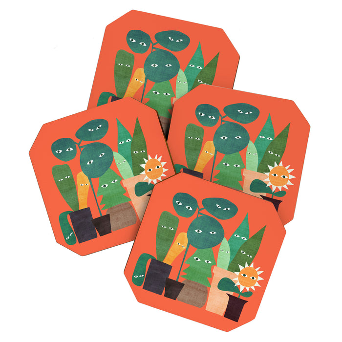The plants are watching (paranoidos maximucho) Coaster Gallery Image 1