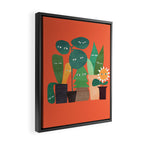 The plants are watching (paranoidos maximucho) Framed Canvas Print Gallery Image 2
