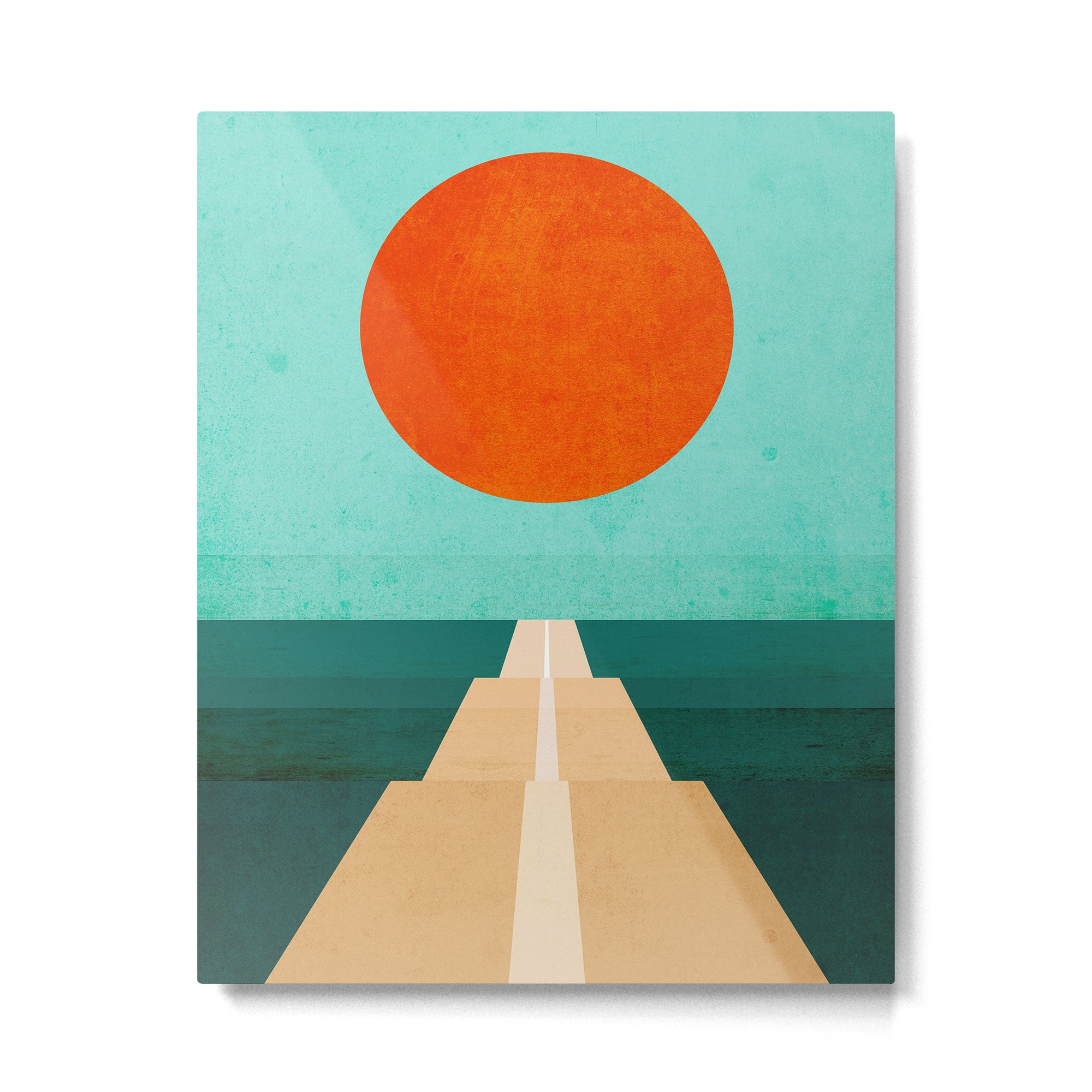 The Road Less Traveled Metal Print Gallery Image 4