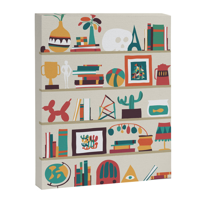 The shelf Canvas Print Gallery Image 1