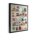 The shelf Framed Canvas Print Gallery Image 2