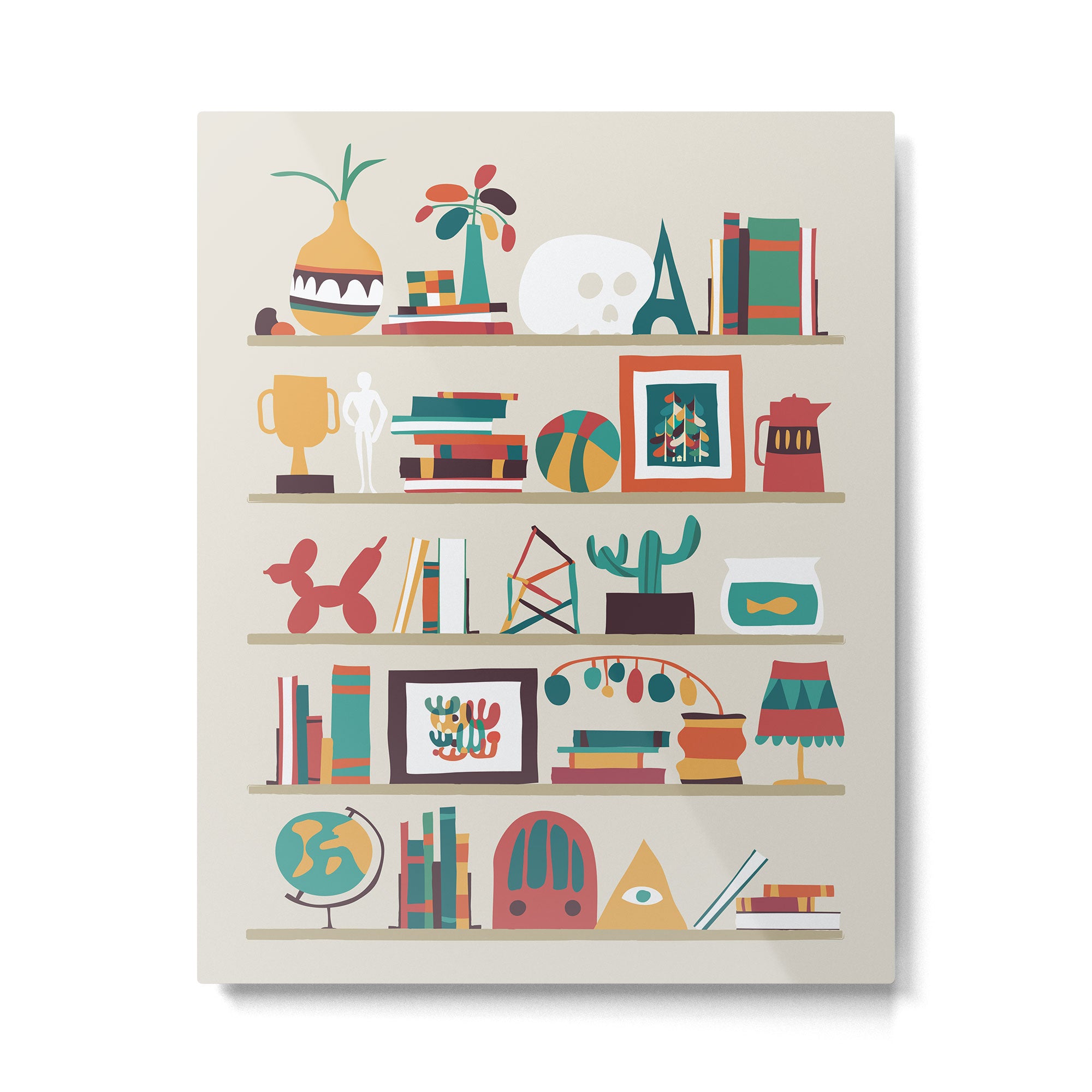 The shelf Metal Print Gallery Image 4