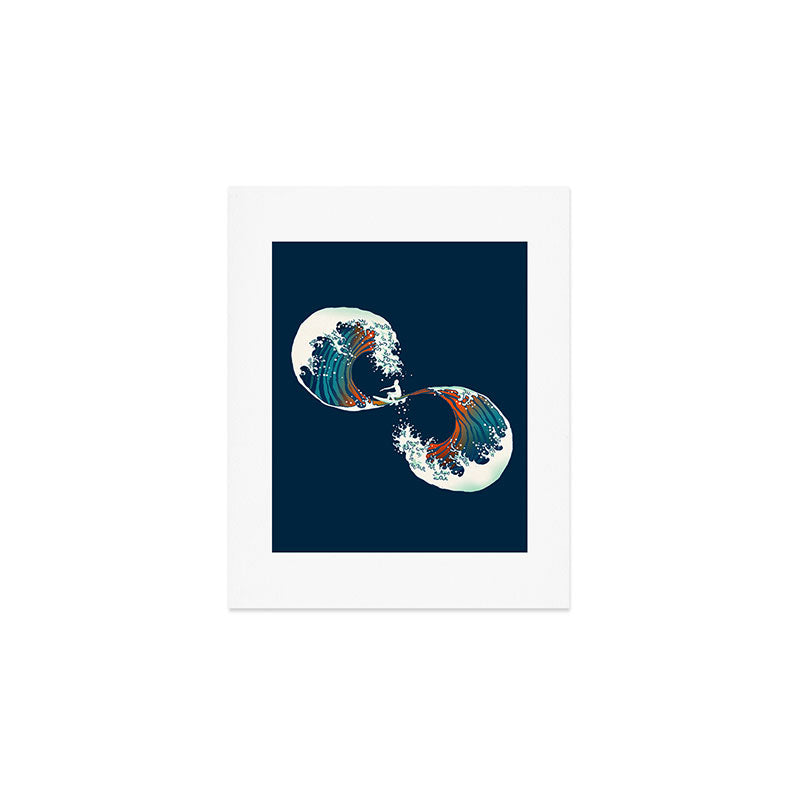 The Wave is forever Art Print Gallery Image 1
