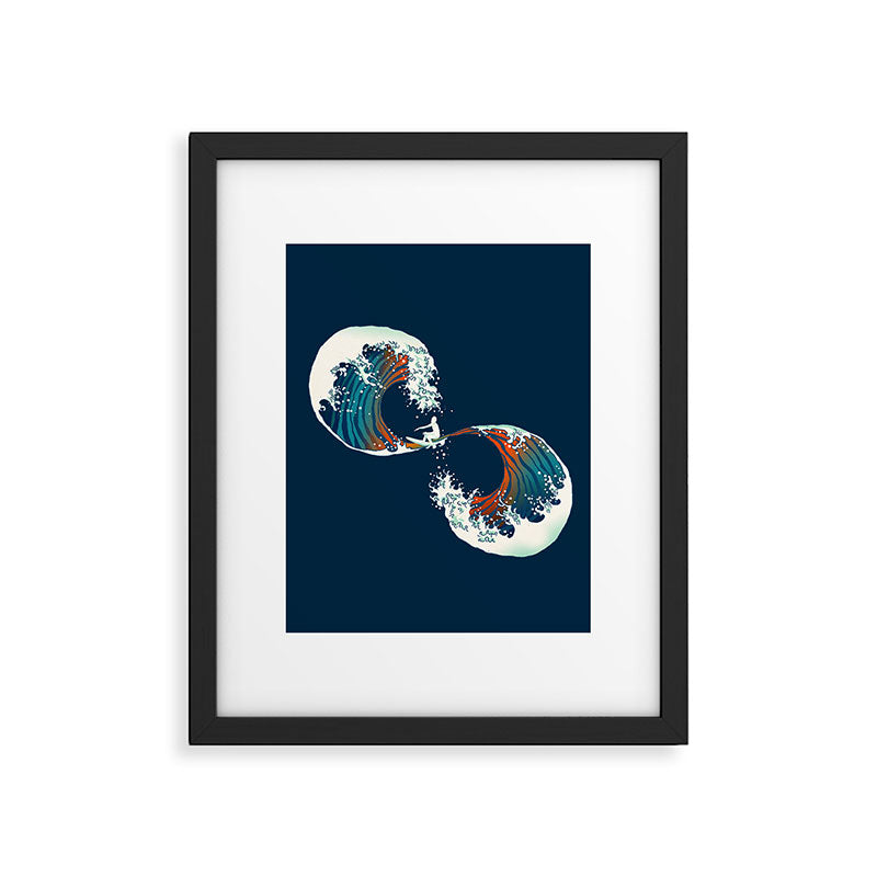 The Wave is forever Framed Art Print Gallery Image 4