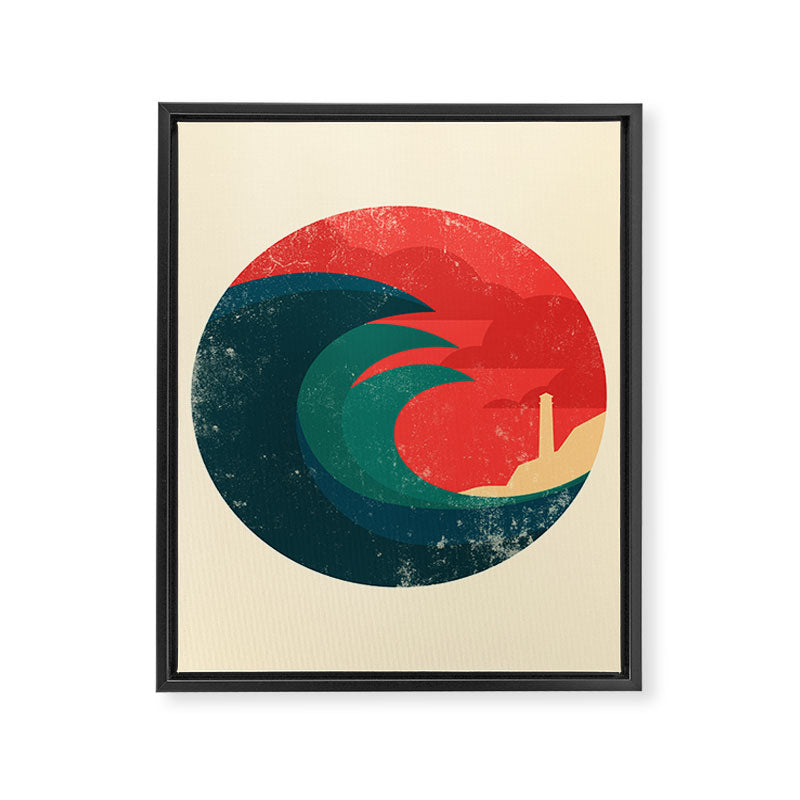 The wild ocean Framed Canvas Print Gallery Image 8
