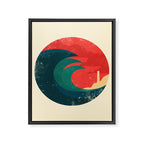 The wild ocean Framed Canvas Print Gallery Image 8
